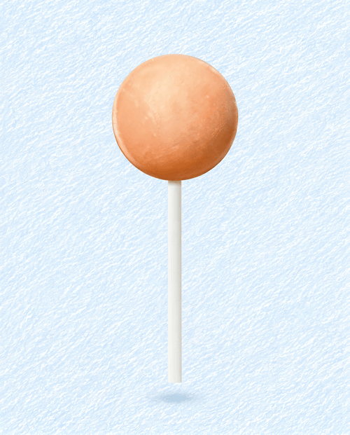 Gourmet Lollipop - Orange Creamsicle