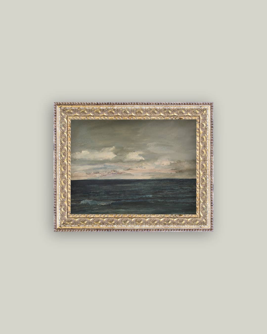 Ocean View Framed Antique Art - 10x8