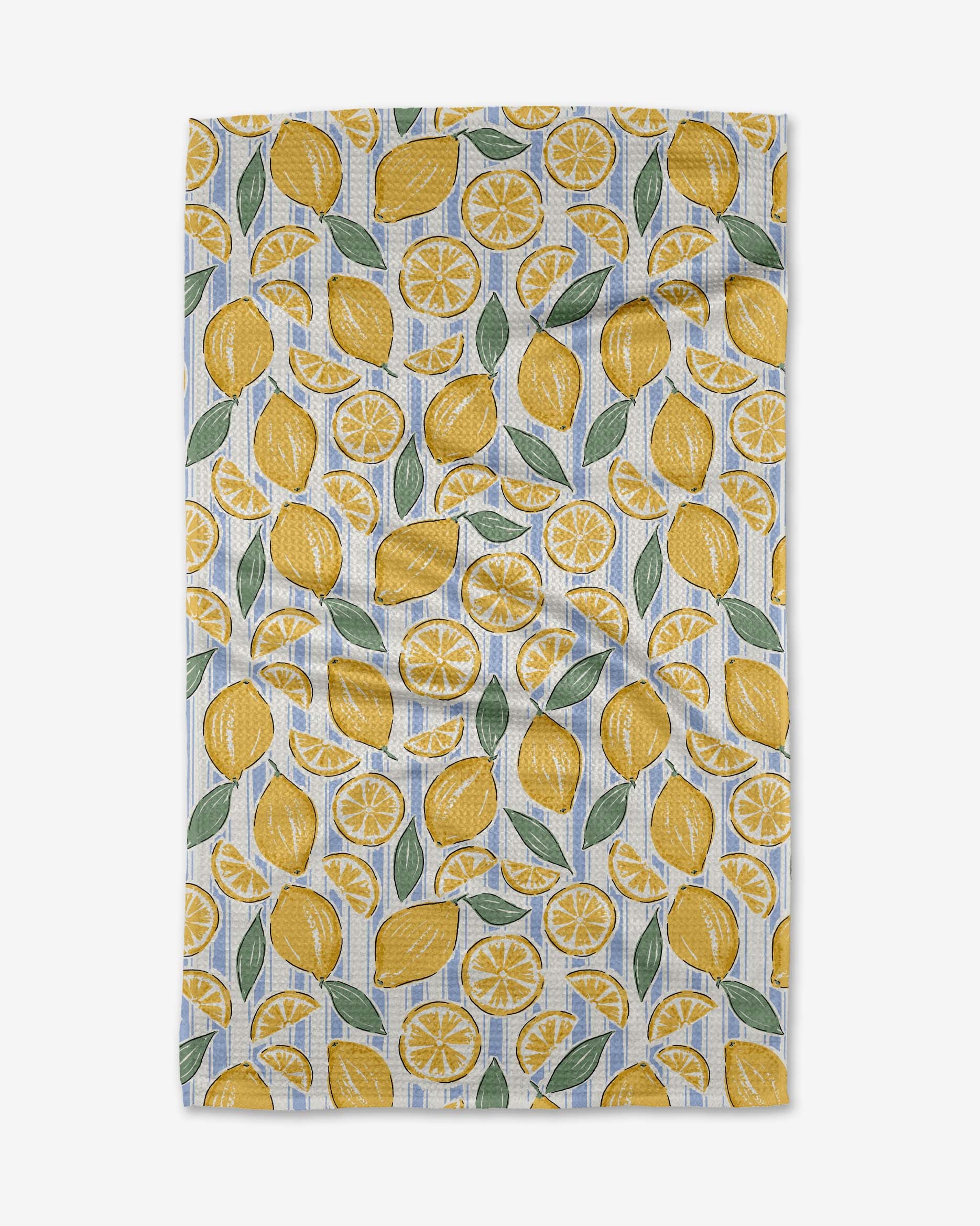 Tea Towel - Sour Lemon Stripes
