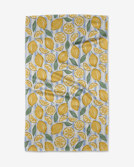 Tea Towel - Sour Lemon Stripes