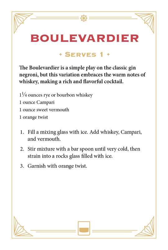 Whiskey Cocktail Cards A–Z - Card Deck