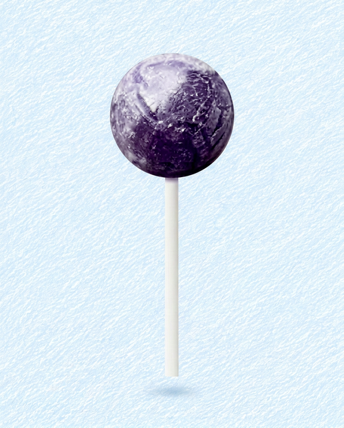 Gourmet Lollipop – Blackberry Lime Fizz