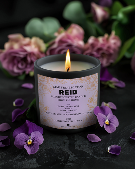 Limited Edition Reid 8oz Soy Luxury Candle from F+L Home