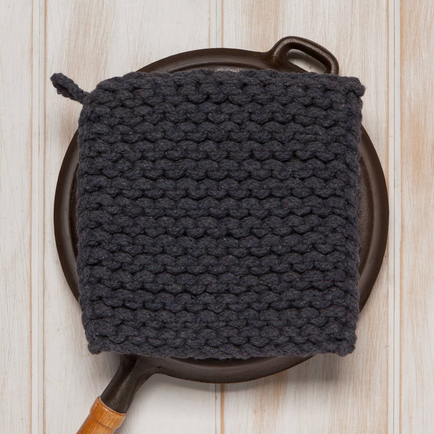 Knit Potholder - Shadow