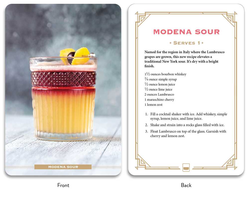 Bubbly Cocktail Cards A–Z - Card Deck