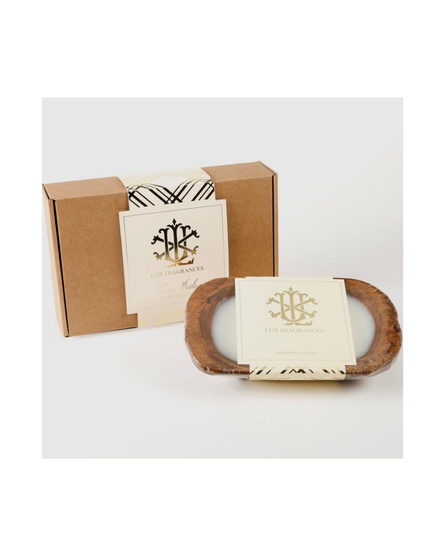 3 Wick Dough Bowl Candle - Creme Brulee