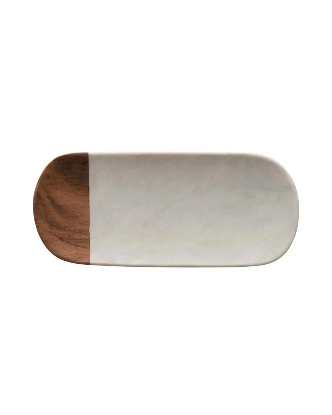 Marble & Wood Tray